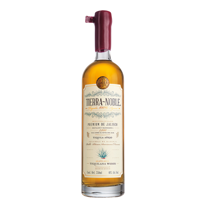 TEQUILA TIERRA NOBLE AÑEJO 100% AGAVE 6/750