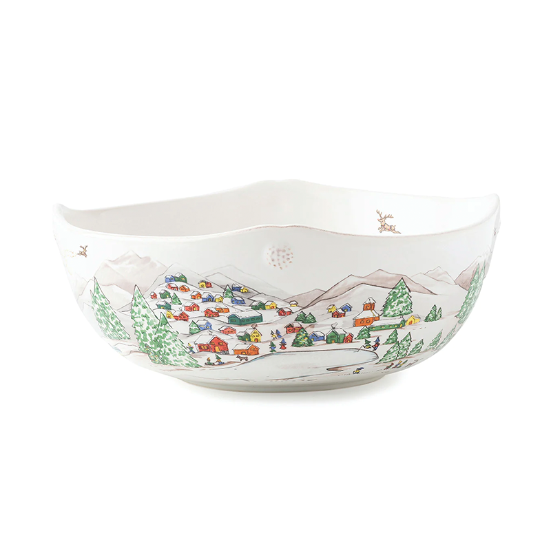 10INCH SERVING BOWL B&T NORTH POLE