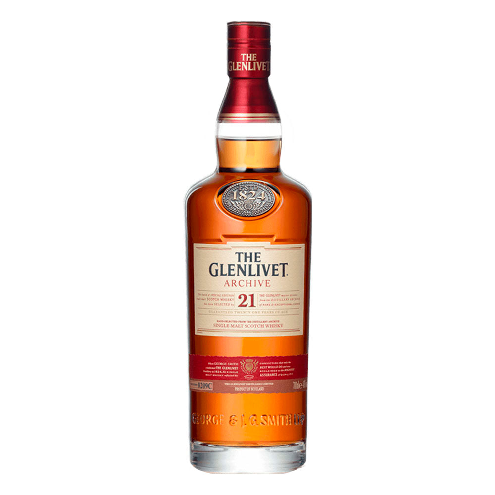 WHISKY THE GLENLIVET 21 ANIOS 3/700 - THE GLENLIVET - Compralo en CorinneRegalos.com