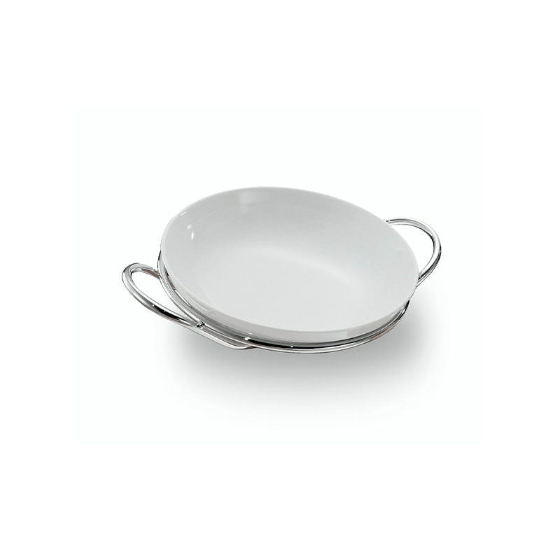 ROUND DISH BINARIO - PLUS PLATED - ZANETTO - Compralo en CorinneRegalos.com