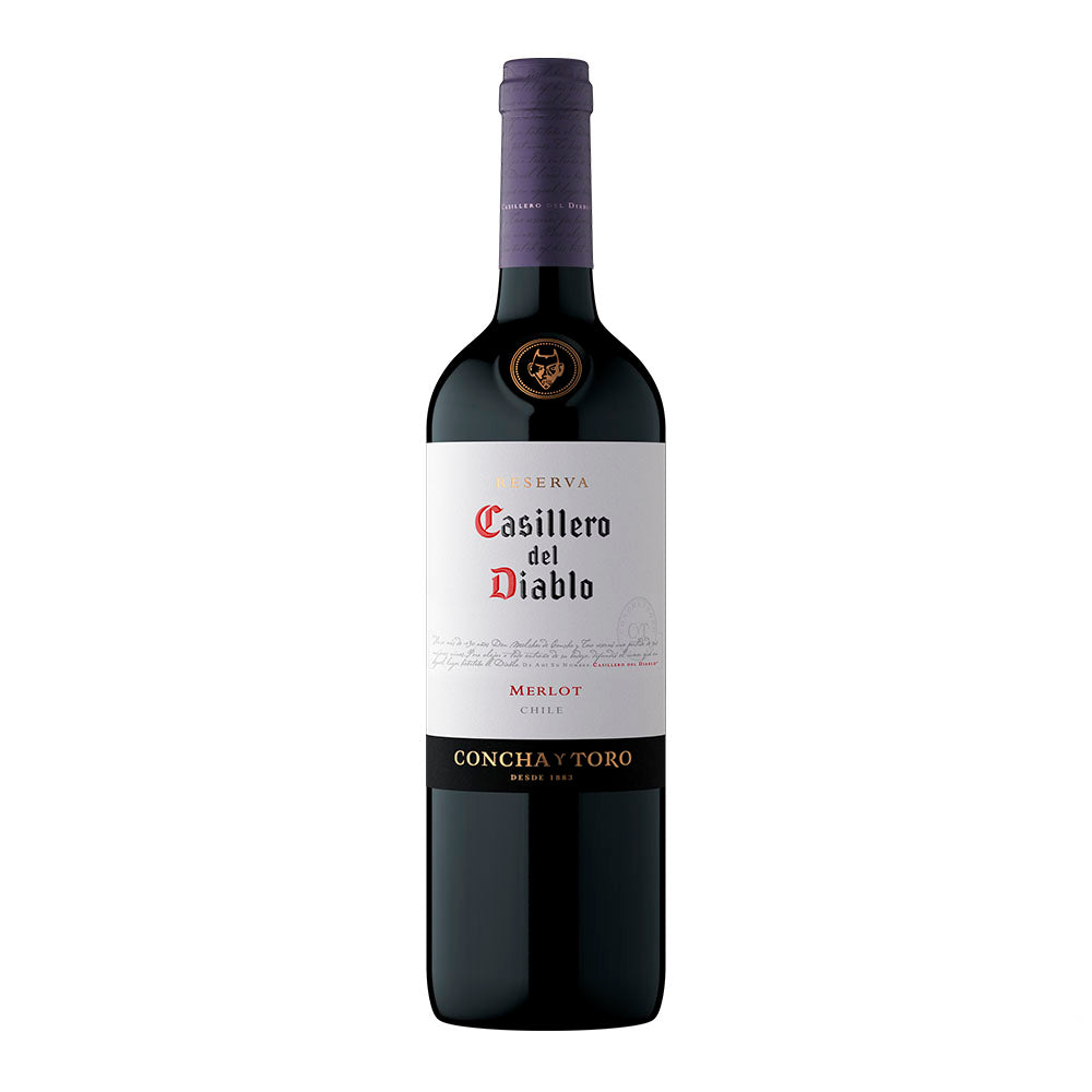 VINO CASILLERO DEL DIABLO MERLOT 12/750 - CASILLERO DEL DIABLO - Compralo en CorinneRegalos.com