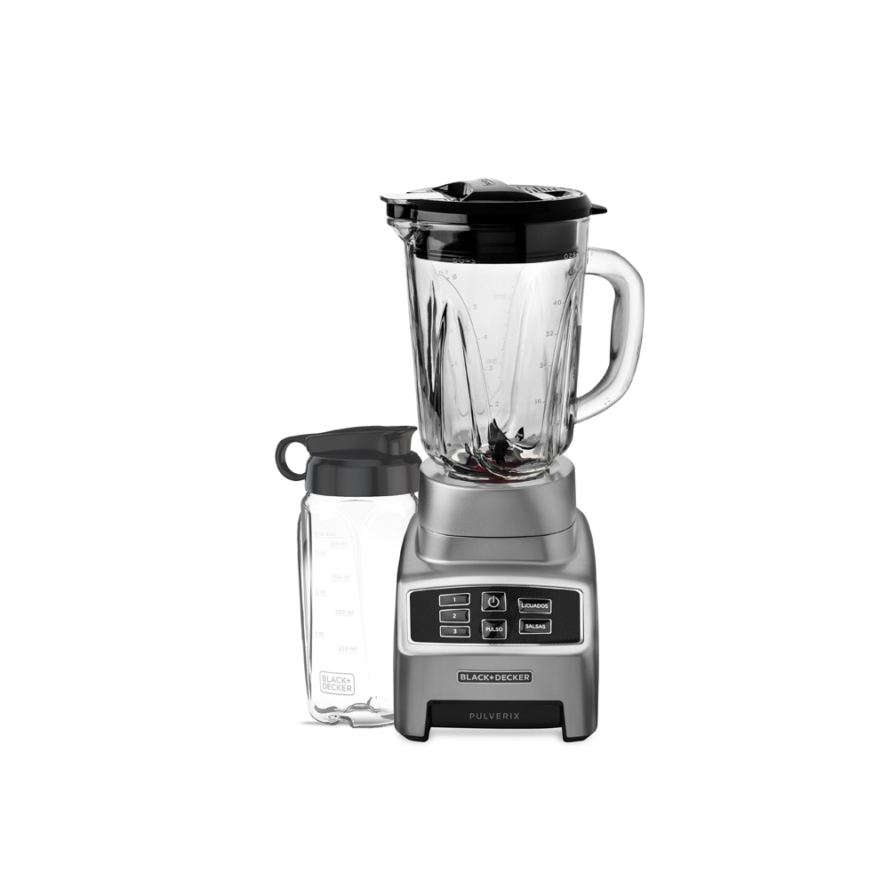 LICUADORA PULVERIX 3 VELOCIDADES/JARRA VIDRIO+VASO PERSONAL/700W - Disponible en Corinne Regalos