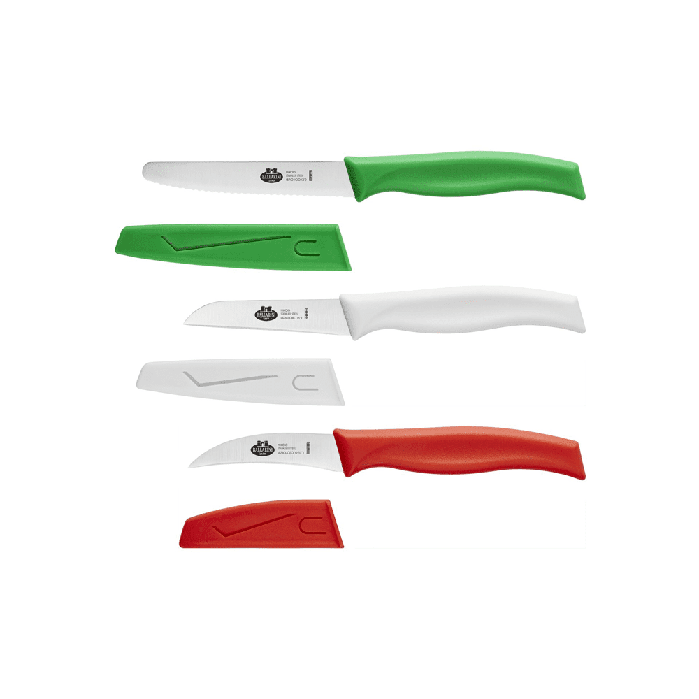 "BALLARINI,MINCIO,KNIFE SET,3PCS." - Disponible en Corinne Regalos