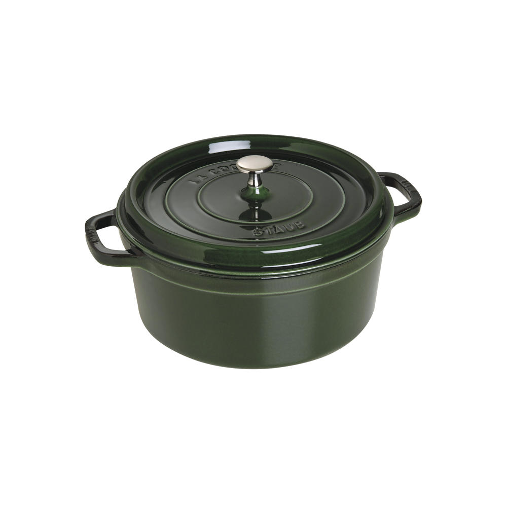 "STAUB,LA COCOTTE,COCOTTE,20CM,2.20L,BASIL-GREEN,CAST IRON,ROUND" - Disponible en Corinne Regalos