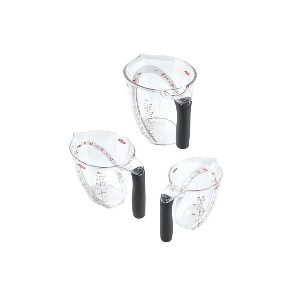 OXO GG 3 PIECE ANGLED MEASURING CUP SET TRITAN - Disponible en Corinne Regalos