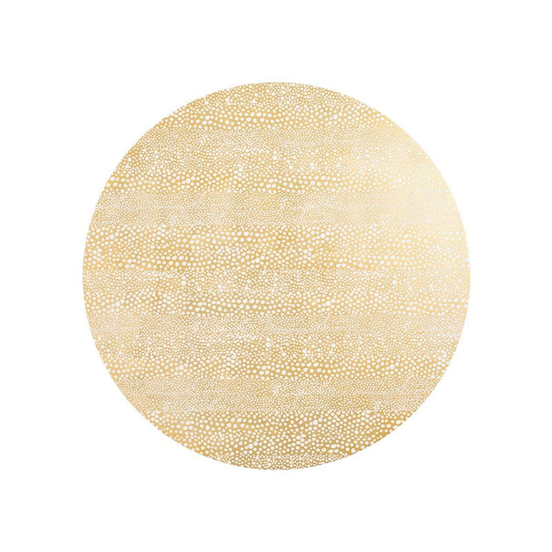 TTOP PLACEMAT LACQUER-R PEBBLE GOLD - CASPARI - Compralo en CorinneRegalos.com