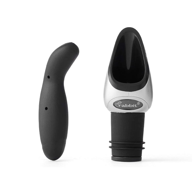 WINE POURER WITH STOPPER - Disponible en Corinne Regalos