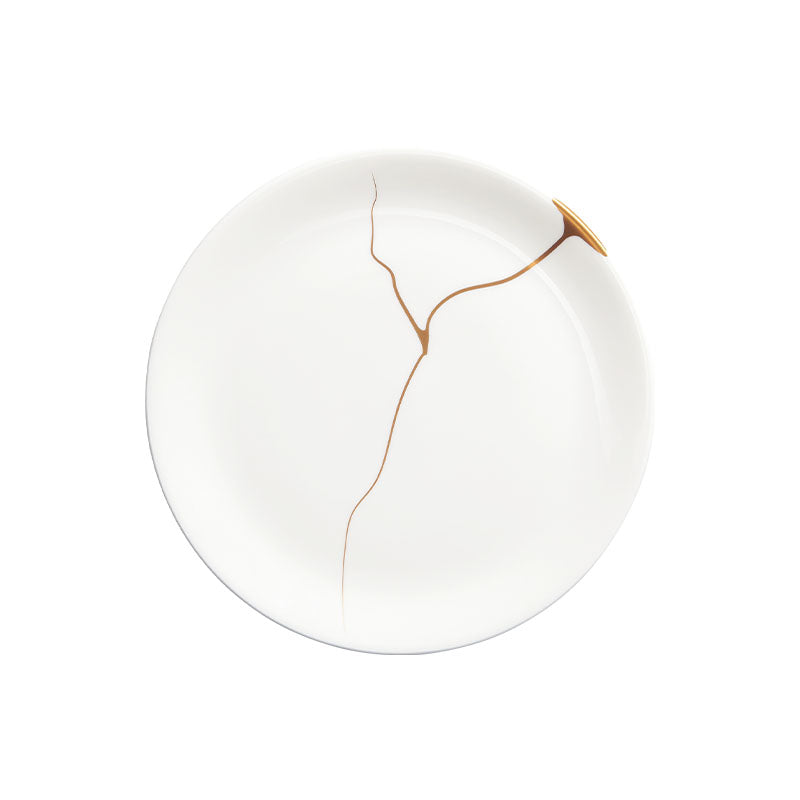 Plato llano plano, d'Or - Disponible en Corinne Regalos