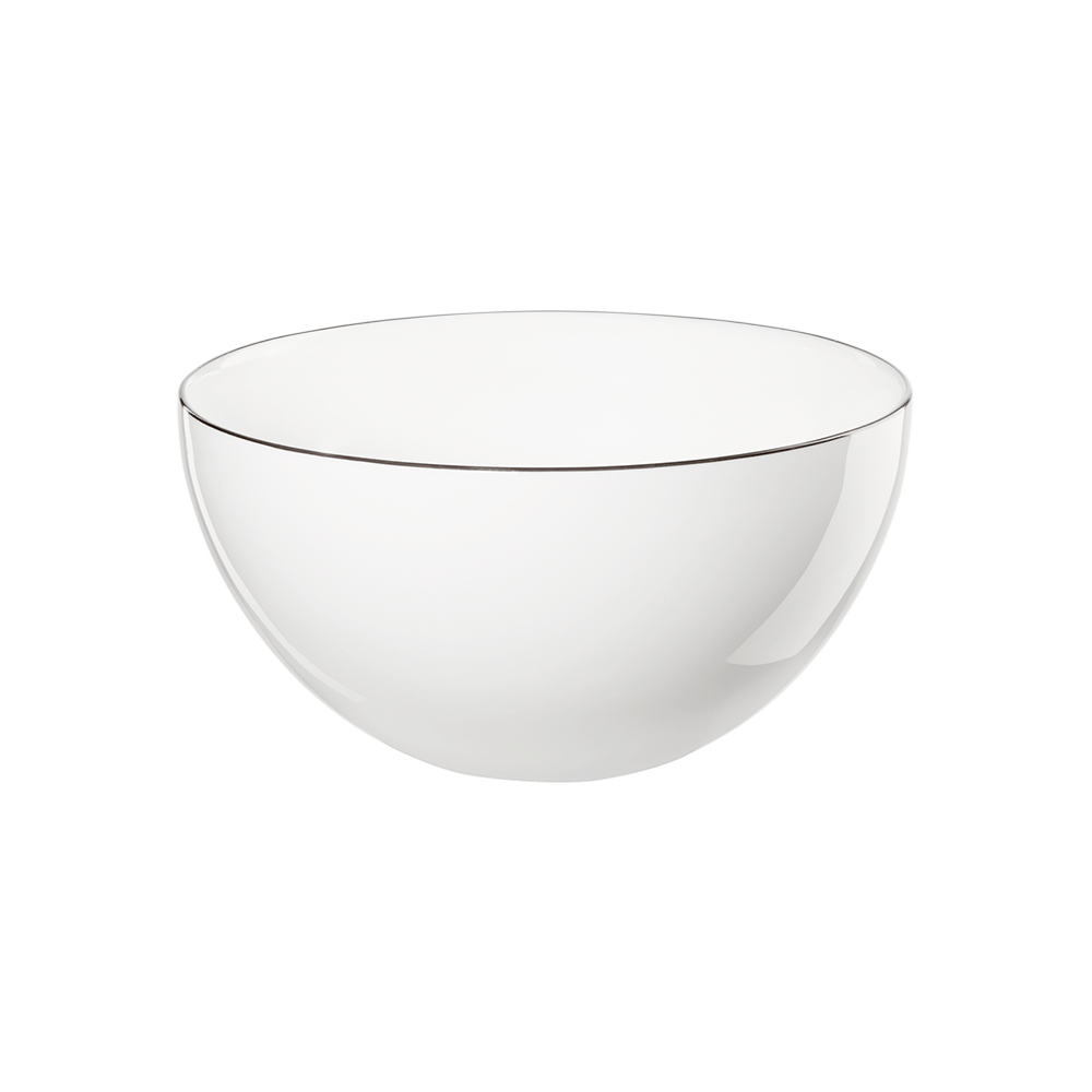 Bowl d. 15 cm h. 75 cm 05l with black line - Disponible en Corinne Regalos