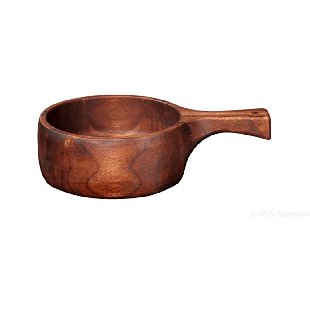 BANDEJA CON ASA MADERA ACACIA - Disponible en Corinne Regalos