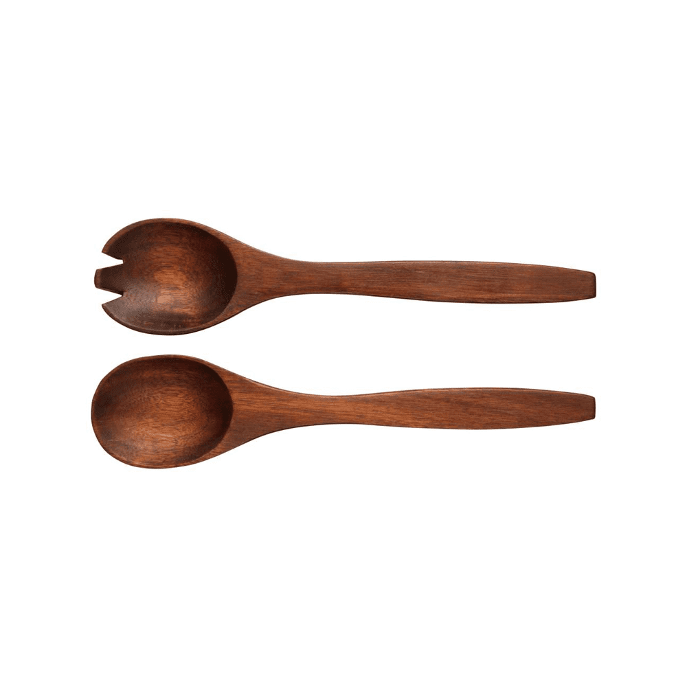 WOODEN SALAD SERVERS 30CM - Disponible en Corinne Regalos