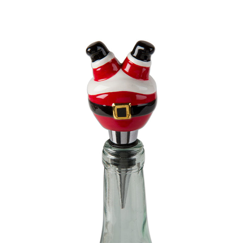 JOLLY SANTA BOTTLE STOPPER - Disponible en Corinne Regalos