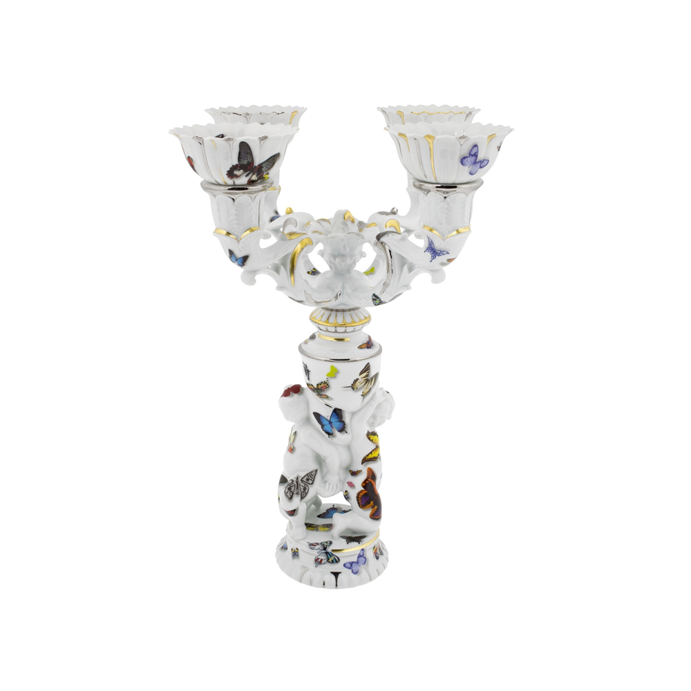 CANDELABRO 4 BRAZOS LACROIX BUTTERFLY - Disponible en Corinne Regalos
