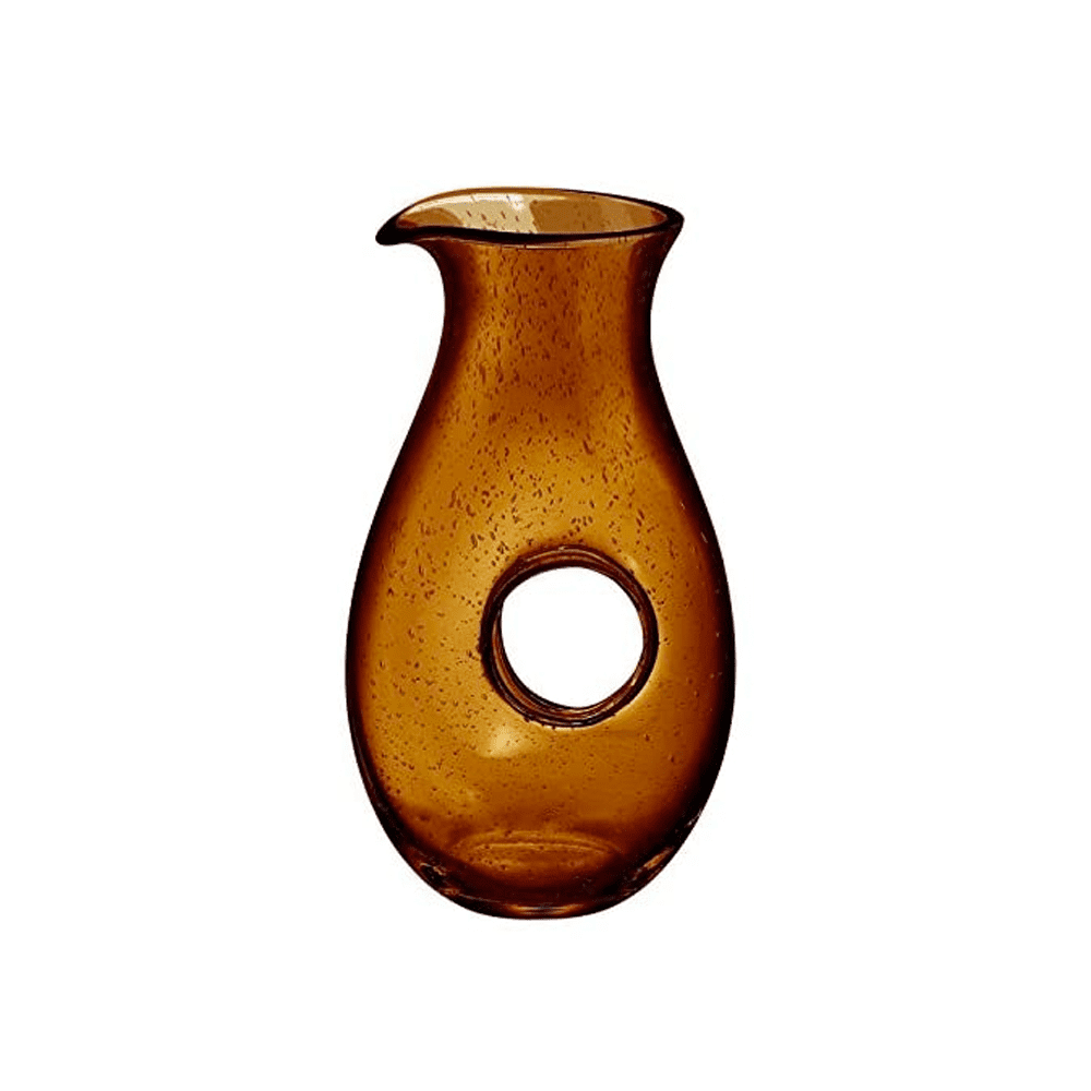 IRIS LOFT PITCHER 40 OZ. AMBER - Disponible en Corinne Regalos