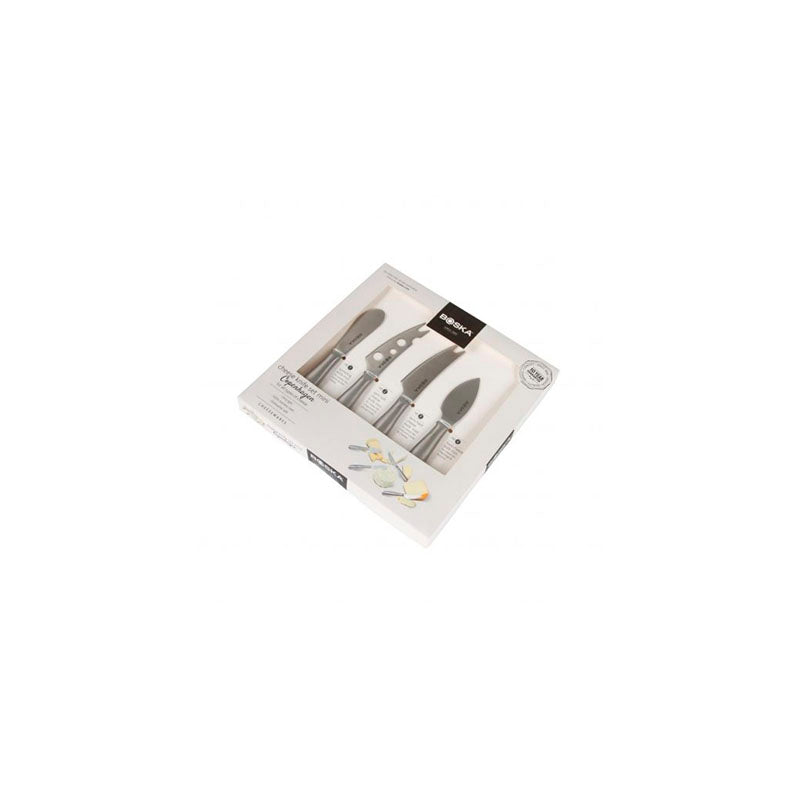 SET/4 MINI CUCHILOS PARA QUESO COPENHAGEN - BOSKA HOLLAND - Compralo en CorinneRegalos.com