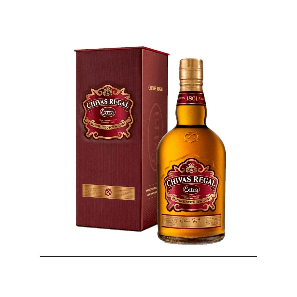 WHISKY CHIVAS REGAL EXTRA 6/750 - Disponible en Corinne Regalos