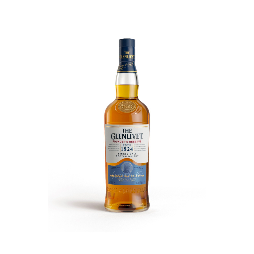 WHISKY THE GLENLIVET FOUNDERS RESERVE 12/750 - Disponible en Corinne Regalos
