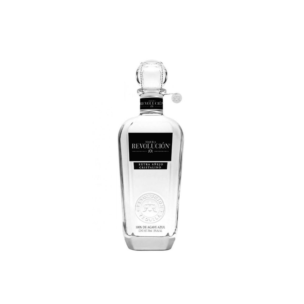 TEQUILA REVOLUCION AÑEJO CRISTALINO 6/700 - Disponible en Corinne Regalos