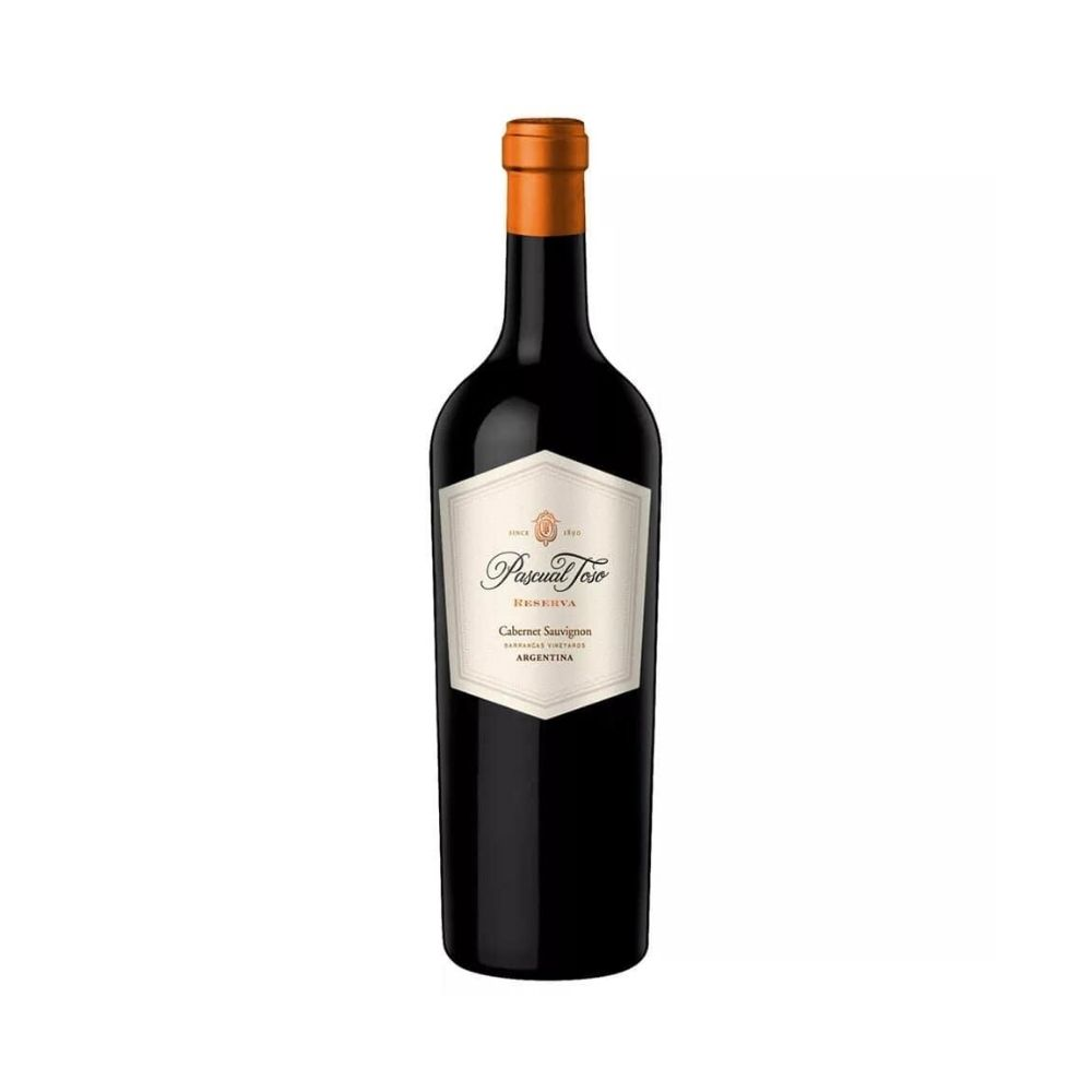 VINO PASCUAL TOSO RESERVA CABERNET SAUVIGNON 12/750 - Disponible en Corinne Regalos