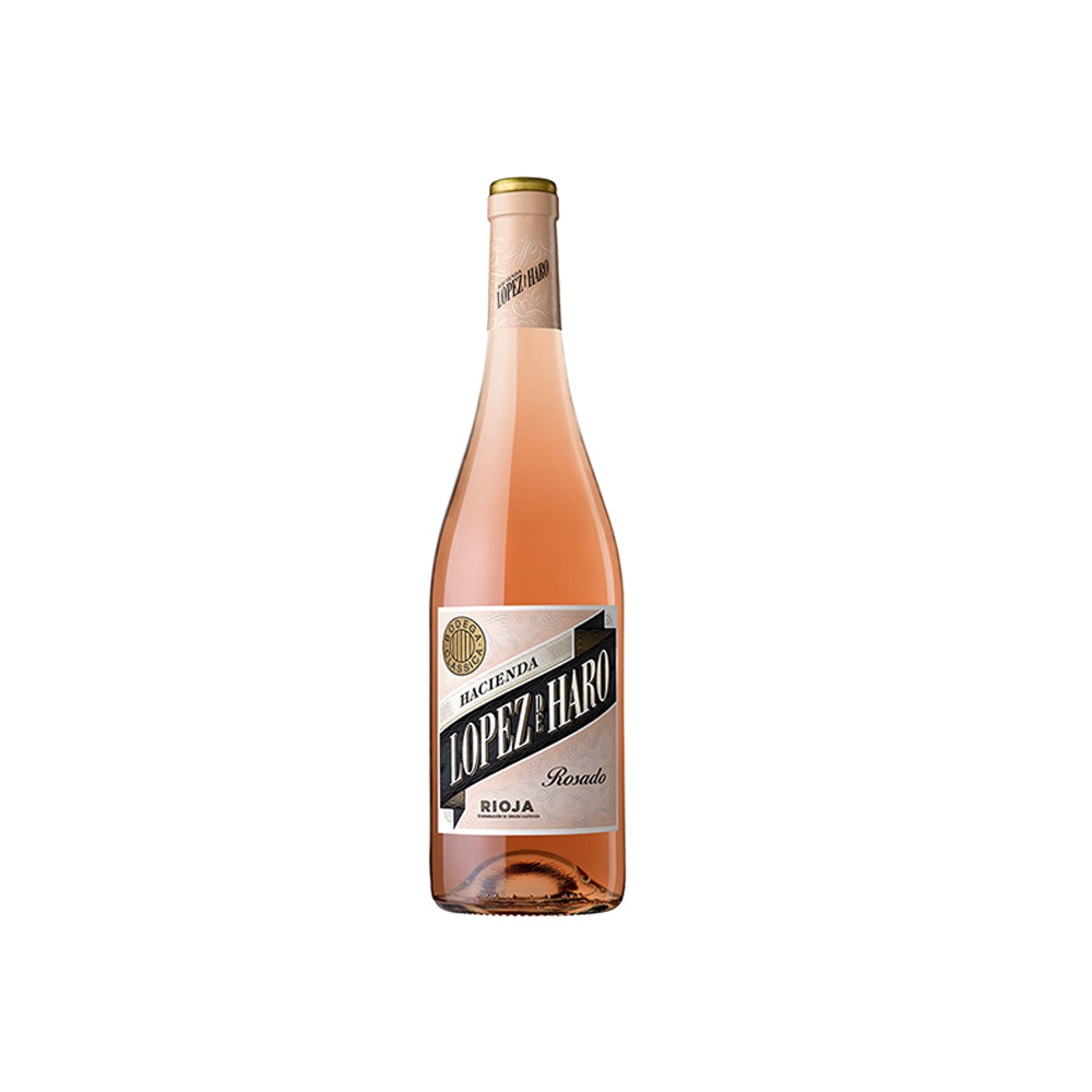 VINO HACIENDA LOPEZ DE HARO ROSADO 6/750 - Disponible en Corinne Regalos
