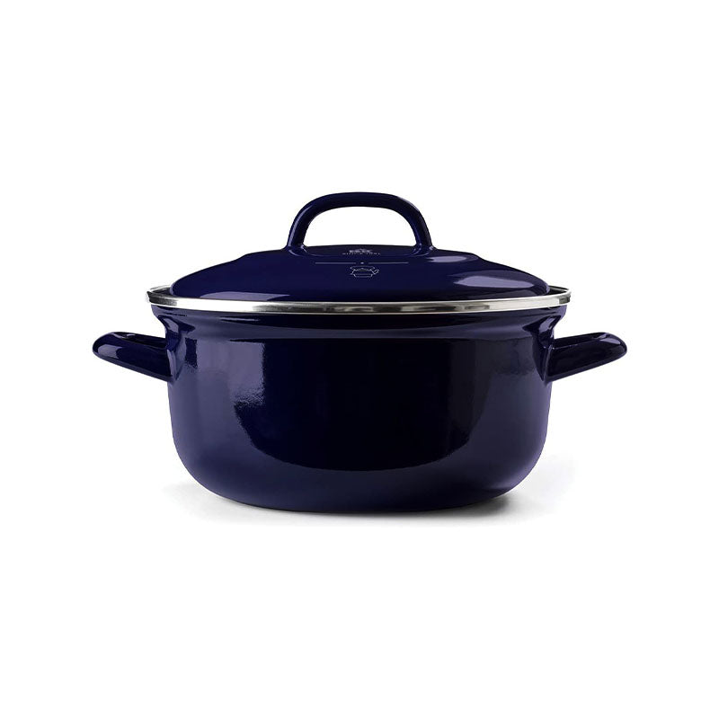 OLLA DE ACERO INOXIDABLE DE 5.5 LITROS AZUL - Disponible en Corinne Regalos