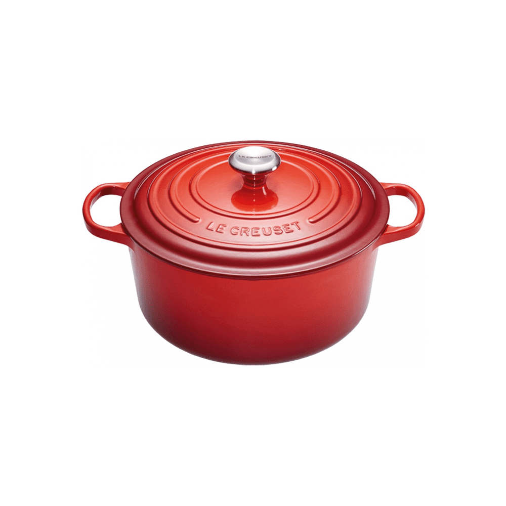 ROUND CASSEROLE/OVEN 26CM CERISE SS KNOB - Disponible en Corinne Regalos