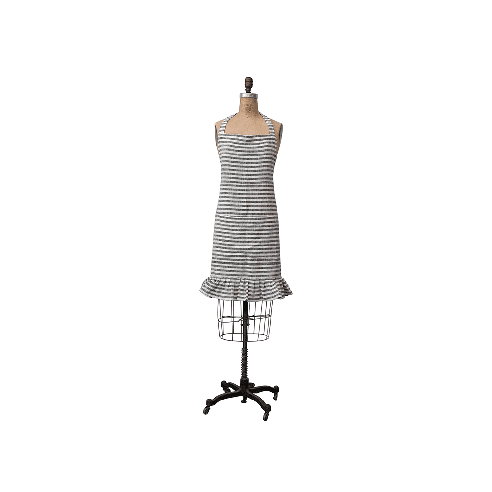 32L x 28W Cotton Apron w - Disponible en Corinne Regalos