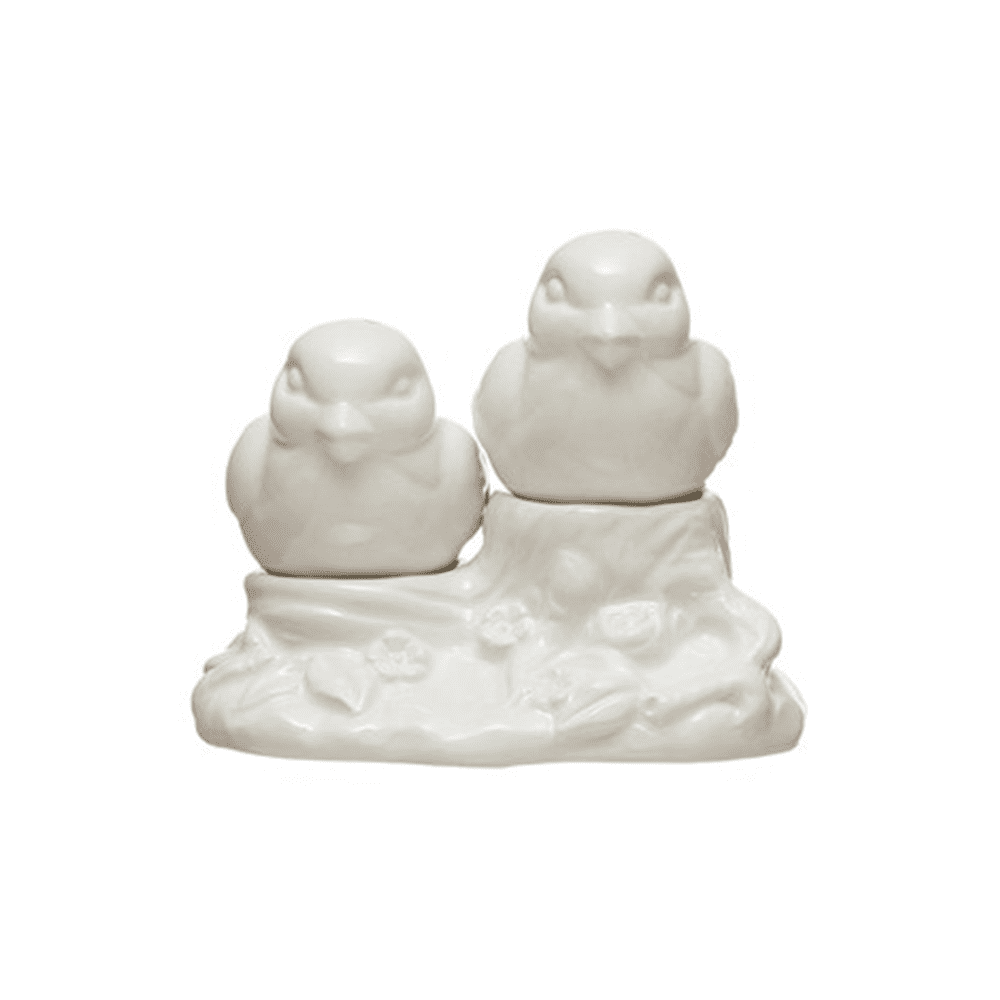 S/2 4-1/2L Dolomite Bird S&P - Disponible en Corinne Regalos