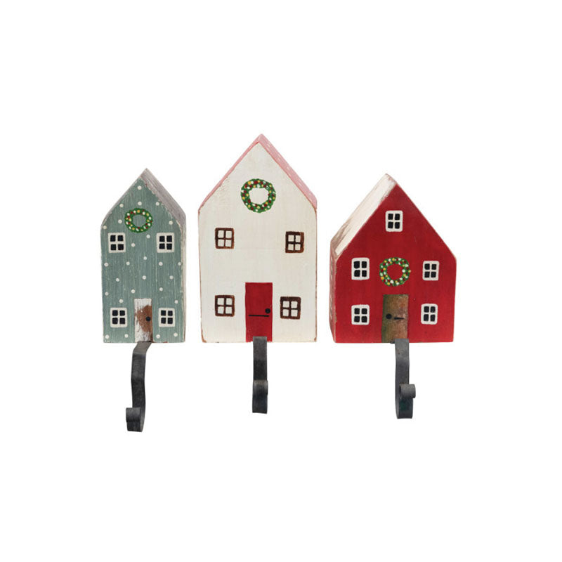 "7""H - 9""H Painted Mango Wood" - CREATIVE COOP - Compralo en CorinneRegalos.com