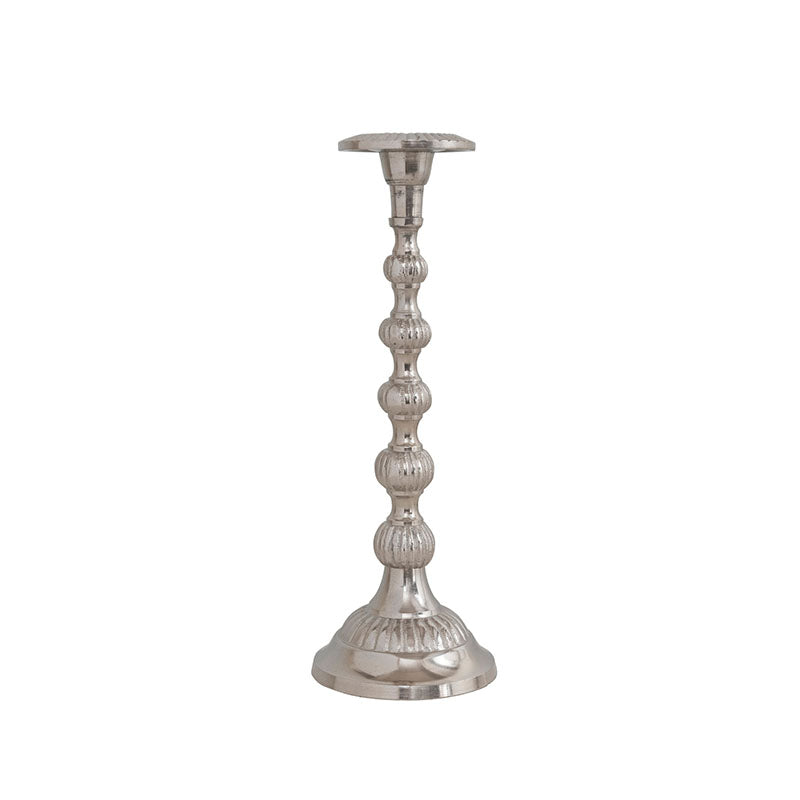 "4"" Rnd x 10-1/2""H Metal Taper" - Disponible en Corinne Regalos