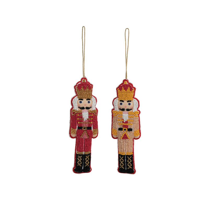 "6-1/2""H Beaded Fabric" - Disponible en Corinne Regalos