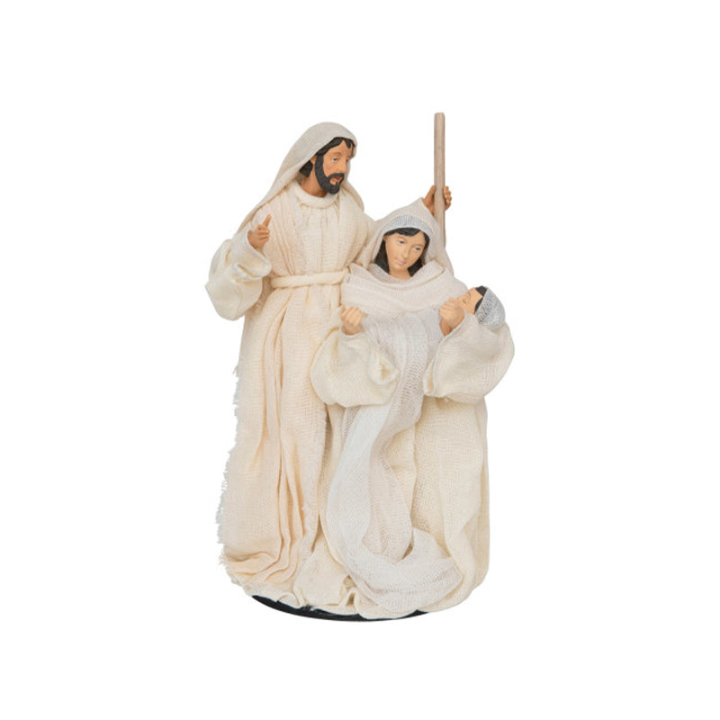 "5""L x 10""H Resin & Fabric Holy" - CREATIVE COOP - Compralo en CorinneRegalos.com