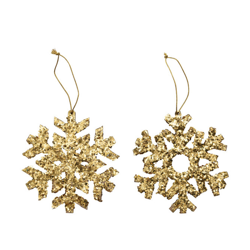 "6""H MDF Snowflake Ornament w" - CREATIVE COOP - Compralo en CorinneRegalos.com