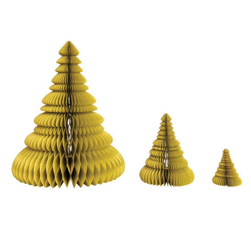 "S/3 26""H Paper Honeycomb Trees" - CREATIVE COOP - Compralo en CorinneRegalos.com