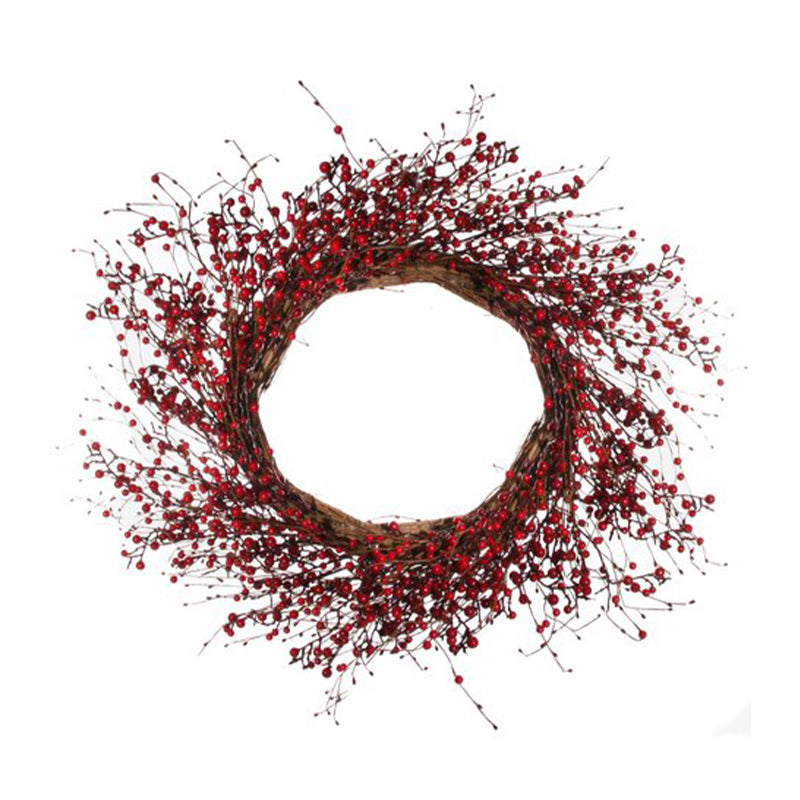 Berry wreath red 75cm - SHISHI - Compralo en CorinneRegalos.com