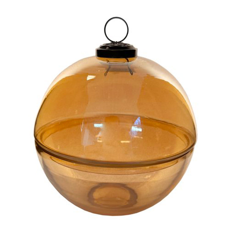 Glass ball jar gold lustered d13cm - SHISHI - Compralo en CorinneRegalos.com