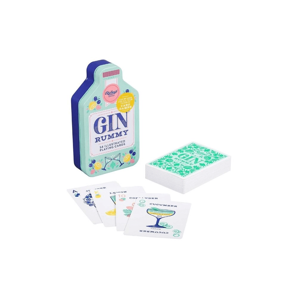 GIN RUMMY PLAYING CARDS IN CDU OF 6 - WILD WOLF - Compralo en CorinneRegalos.com