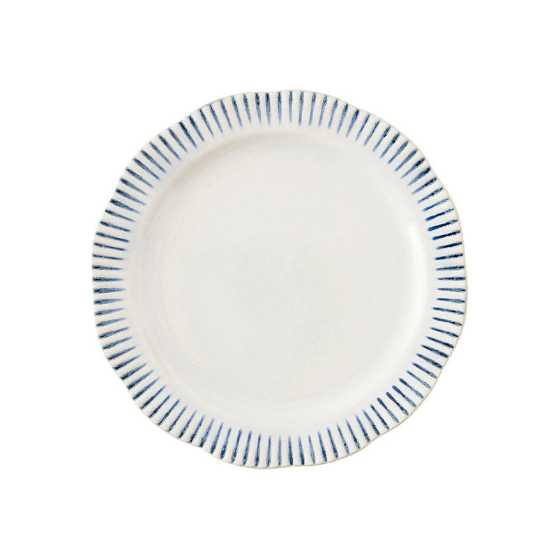 DINNER PLATE SITIO STRIPE INDIGO 11 W - JULISKA - Compralo en CorinneRegalos.com