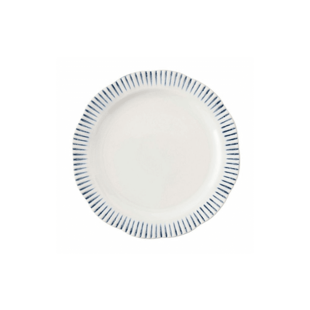 DINNER PLATE SITIO STRIPE INDIGO 11 W - JULISKA - Compralo en CorinneRegalos.com