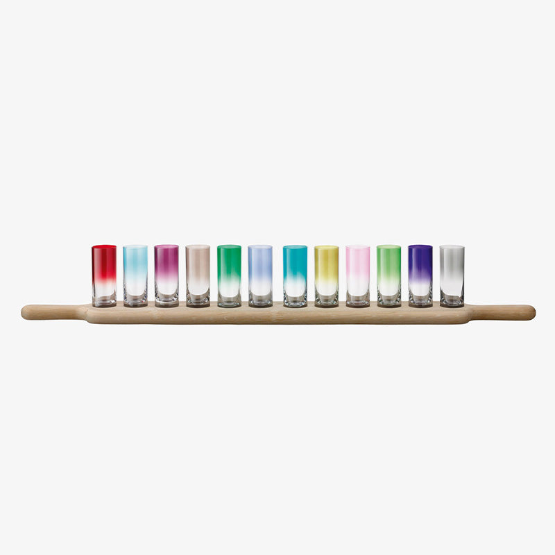 PADDLE GRAND VODKA SET & OAK PADDLE L77CM ASSORTED COLOURS - LSA INTERNATIONAL - Compralo en CorinneRegalos.com