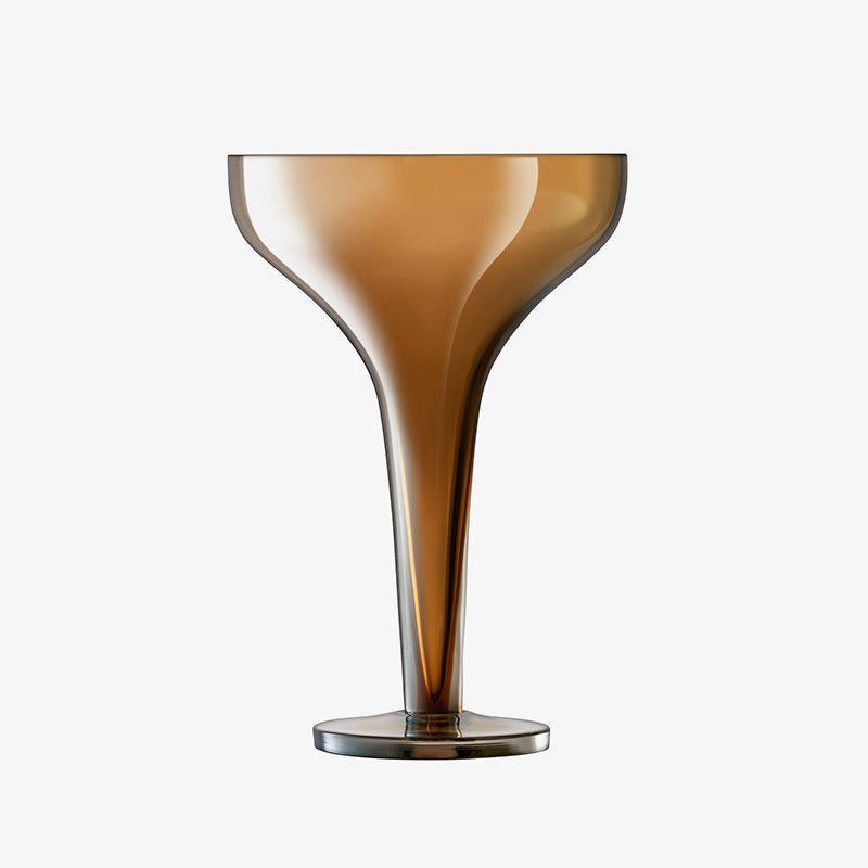 EPOQUE CHAMPAGNE SAUCER 150ML AMBER/LUSTRE X 2 - LSA INTERNATIONAL - Compralo en CorinneRegalos.com