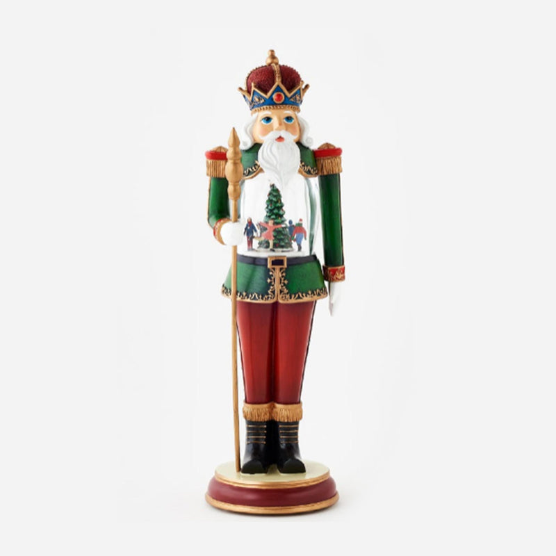 "Animated Musical Nutcracker w/Lights w/Adapter, 3 AAA Batteries
Not Incl, Resin/Acrylic, 18""" - ONE HUNDRED - Compralo en CorinneRegalos.com