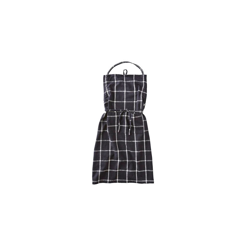 TAG CLASSIC CHECK SLUB APRON BLACK - TAG - Compralo en CorinneRegalos.com
