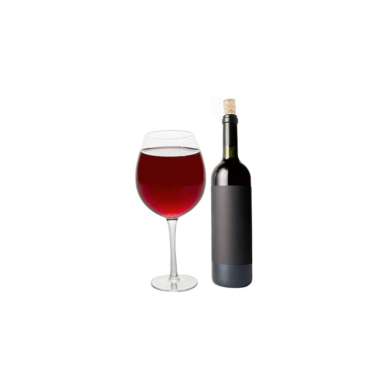 BOTELLA DE VINO DE CRISTAL VINTAGE TAMAÑO PEQUEÑA - TAG - Compralo en CorinneRegalos.com