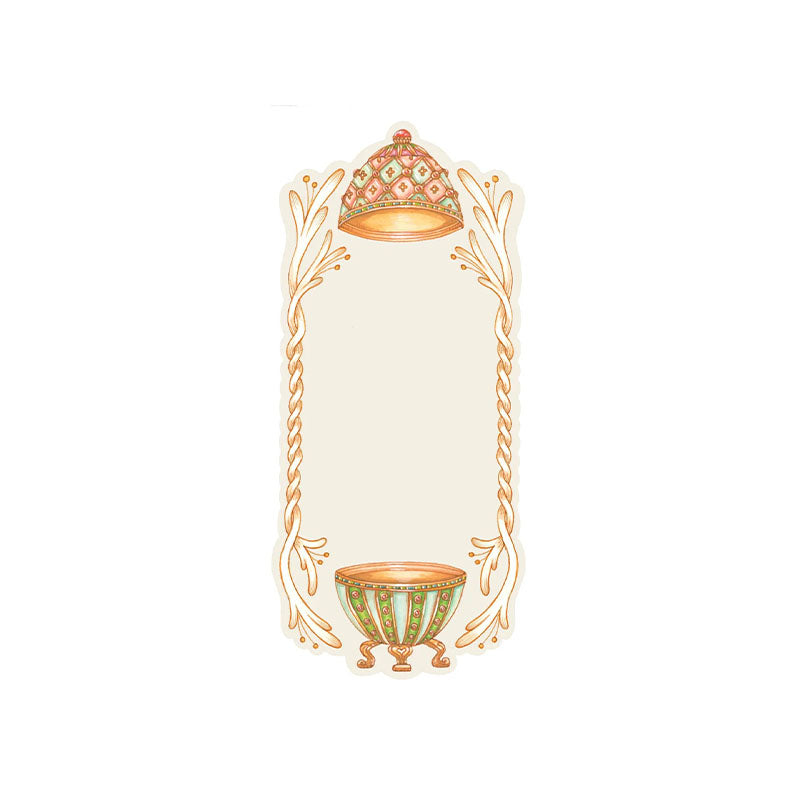 EXQUISITE EGG TABLE CARD - SET OF 12 - HESTER & COOK - Compralo en CorinneRegalos.com