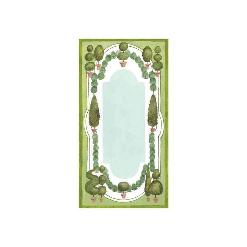 TOPIARY GARDEN TABLE CARD - SET OF 12 - HESTER & COOK - Compralo en CorinneRegalos.com