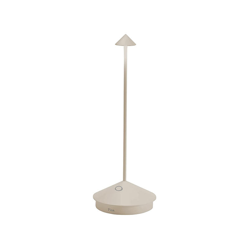 LÁMPARA PINA PRO COLOR ARENA DE MESA LED REGULABLE DE ENCENDIDO - ZAFFERANO - Compralo en CorinneRegalos.com