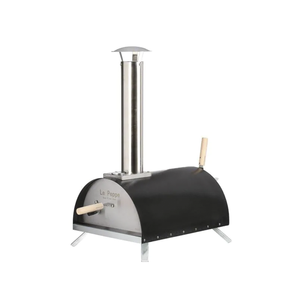 HORNO PORTATIL DE LEÑA PARA PIZZA WPPO LE PEPPE COLOR NEGRO - Disponible en Corinne Regalos