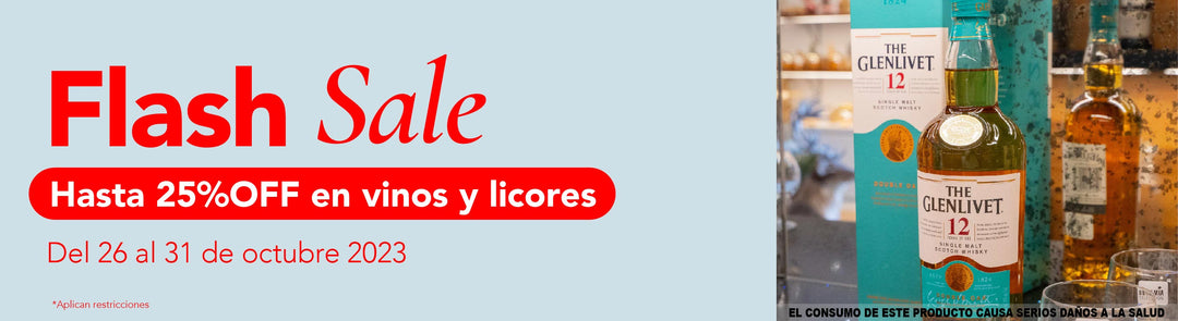 Flash Sale Vinos y Licores