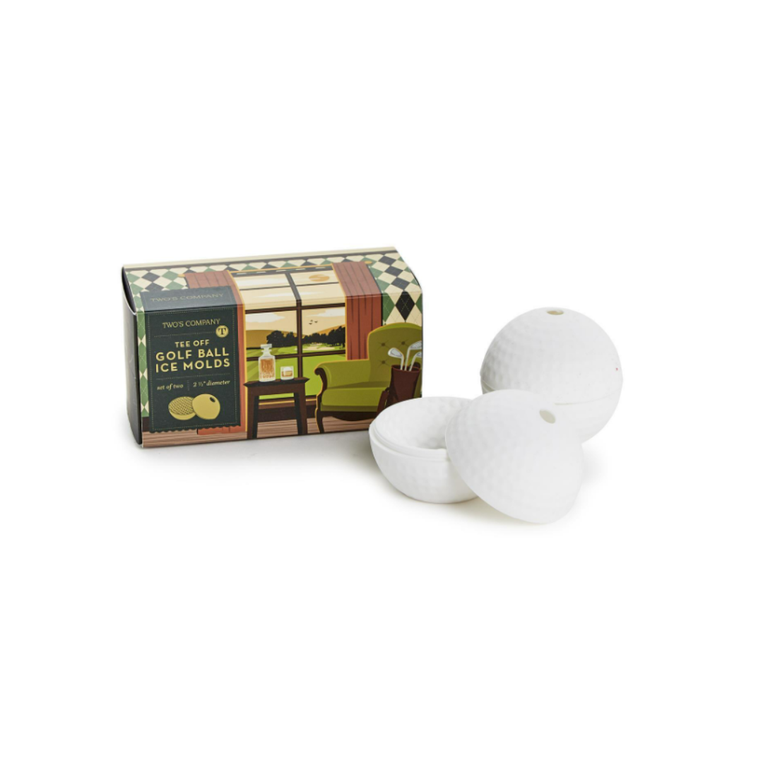 S/2 GOLF BALL ICE MOLD IN GB - TWO'S COMPANY - Compralo en CorinneRegalos.com